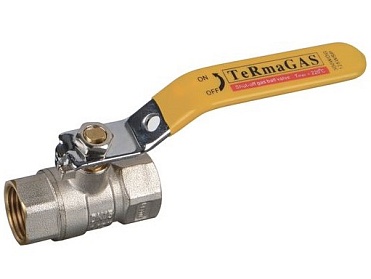 кран шаров. Terma-R газ. 1/2"в/в ручка 30560